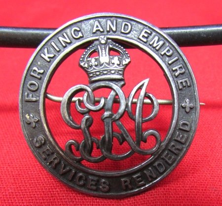  British WWI, Silver War Badge, Service Rendered, 316475 — image 2