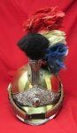 French Late 19th Century Cavalry Helmet & Ticolor Plume