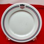 US Post Civil War GAR Dessert Plate