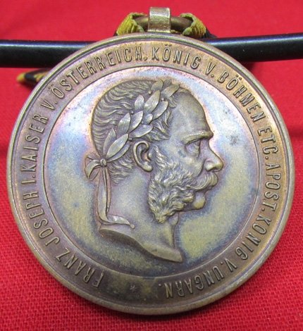  Austrian 1873 Campaign Medal, Pre 1900 Award — image 4