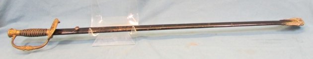  US Post Civil War, M1860 Style GAR Sword, A.M. Warren, Dover Maine Retailer — image 2