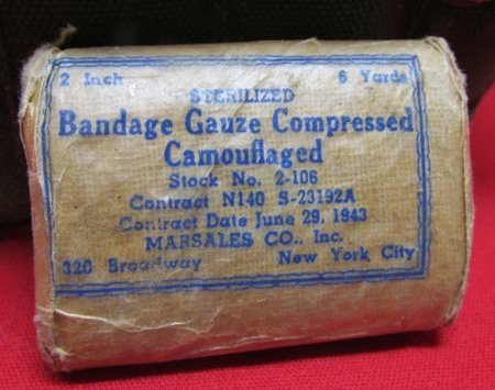  US WWII Jungle 1st Aid Kit, Vietnam War Repack — image 5