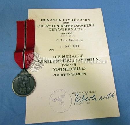  German WWII Wehrpass, Award Document & Medal Lot, KIA Russian Front, 31st Division — image 5