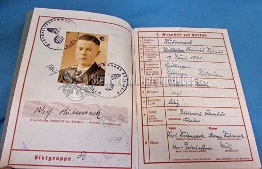  German WWII Wehrpass, Award Document & Medal Lot, KIA Russian Front, 31st Division — image 8