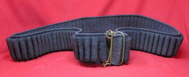  US Spanish-American War Era, Woven Blue Canvas Bandoleer — image 2