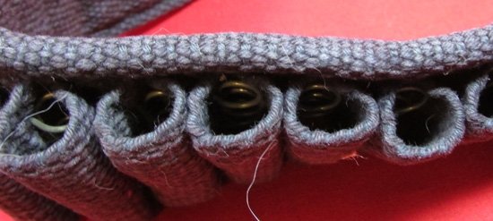  US Spanish-American War Era, Woven Blue Canvas Bandoleer — image 4