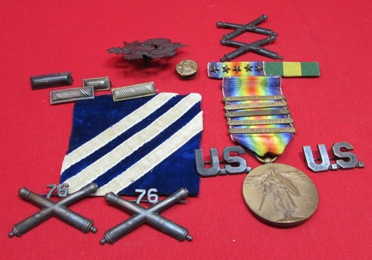  US WWI Identified 76th FA Regiment Grouping, 3rd Division, North Dakota Soldier — image 2