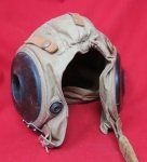 US WWII Army USAAF AN-H-15 Flying Helmet, Bates Shoe Company