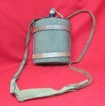 British WWI Canteen Cover & Brown Leather Harness