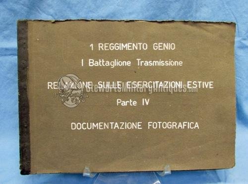  Italian WWII Army Signal Unit Photograph Album — image 2