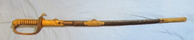  Japanese WWII Navy Officers Sword, 26 Inch Blade — image 2