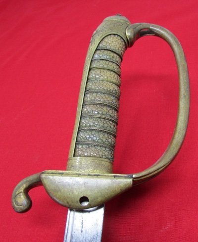  Japanese WWII Navy Officers Sword, 26 Inch Blade — image 6