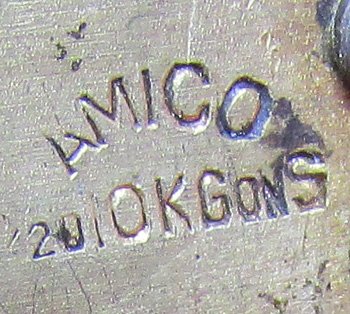  US Navy Navigator Wings, AMICO, 10k GF on Sterling, Clutchback — image 4