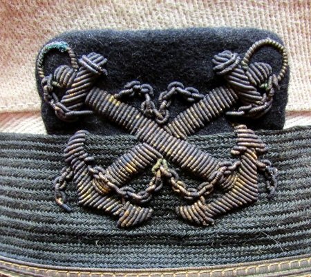  US Spanish American War Era, US Navy Petty Officers Service Hat — image 3