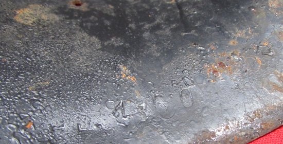  Soviet WWII M1936 Steel Helmet Shell — image 7