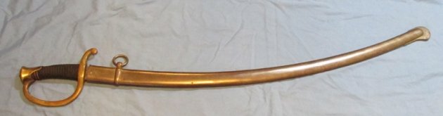  French Crimea War Era, M1829 Light Artillery Sword, Dated 1855 — image 2