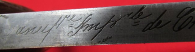  French Crimea War Era, M1829 Light Artillery Sword, Dated 1855 — image 4