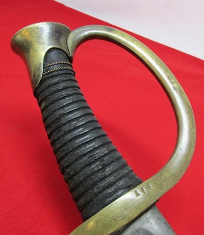  French Crimea War Era, M1829 Light Artillery Sword, Dated 1855 — image 6