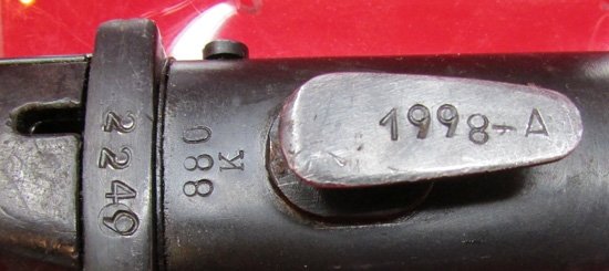  German WWII S84/98 Bayonet & Scabbard, Coppel Mfg., Warsaw Pact Reissue — image 3