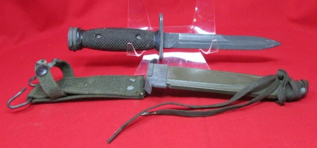  South Korean, US M4 Carbine Bayonet, US M8A1 Scabbard — image 3