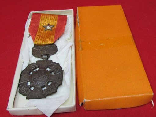  Vietnam War Cross of Gallantry, Boxed, In Country Mfg — image 2