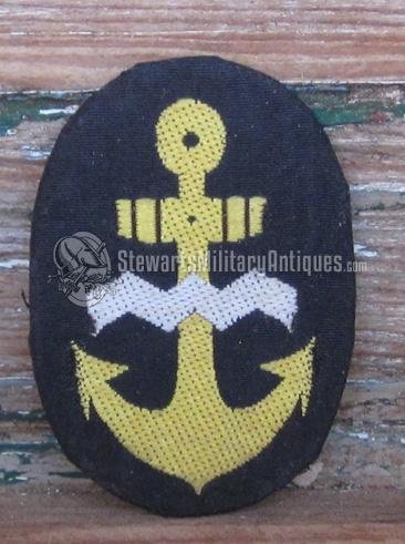  Japanese WWII Merchant Marine Petty Officer Field Cap Insignia — image 2