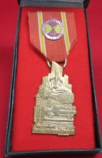  Vietnam, Public Works, Communication, Transportation Medal, 1st Class, Boxed — image 2