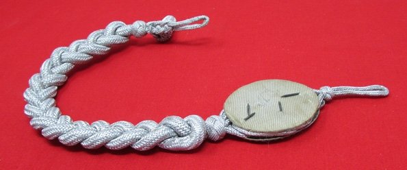  German WWII Army Panzer Marksmanship Lanyard, 2nd Award — image 4