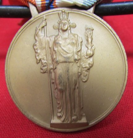  Italian WWII War Medal with 3 Campaign Bars, Guerra 1943 - 1944 — image 4