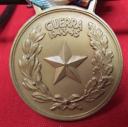  Italian WWII War Medal with 3 Campaign Bars, Guerra 1943 - 1944 — image 5