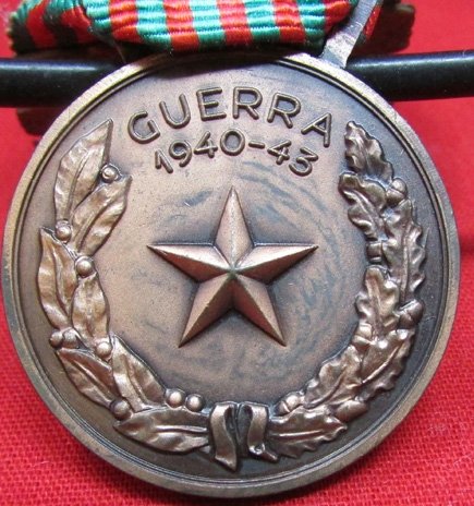  Italian WWII Fascist War Medal with 4 Campaign Bars, Guerra 1940 - 1943 — image 5