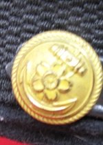  Japanese WWII Naval Officer Blue Wool Visor Hat — image 4