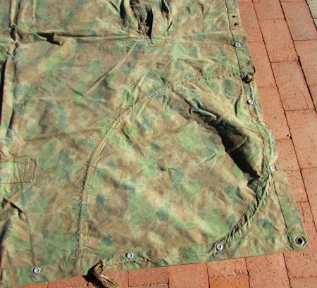  German DDR, Cold War, Blumtarn Camouflage Shelter Half — image 4