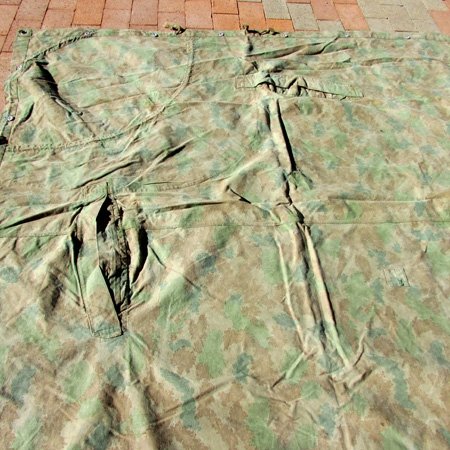  German DDR, Cold War, Blumtarn Camouflage Shelter Half — image 5