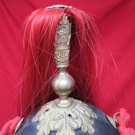  US Indian War Era, Light Artillery Enlisted Dress Helmet — image 5