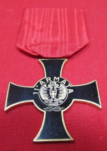  Italian WWII 11th Army Cross, Prima Armata, 1940 — image 2