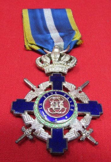  Romania WWI-WWII, Order of the Star, Knight Class, Military Division 1932-38 — image 2