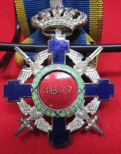  Romania WWI-WWII, Order of the Star, Knight Class, Military Division 1932-38 — image 5