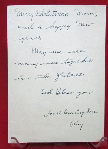  French WWII, 1944 Christmas Card, US Soldiers & Children — image 4