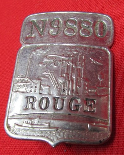  US Ford  Rouge Plant Workers Badge #N9880, — image 5