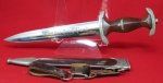 German WWII Early M1933 SA Enlisted Dagger, Complete, Malsch & …