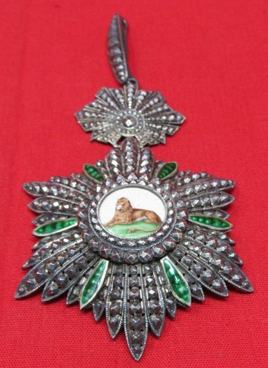 Iranian, Order of the Lion & Sun Neck Order, French Mfg — image 2