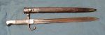 Argentine M1891 Mauser Bayonet, Aluminum Grip, Weyersberg Mfg