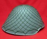 East German Cold War Era Steel Helmet & Camouflage Net