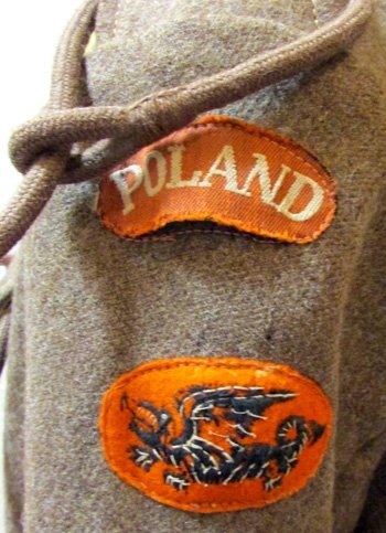  Polish WWII 16th Ind. Armored Brigade, Officers Battledress, Beret, Photos & Medals — image 5