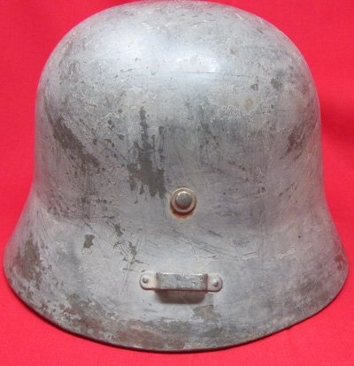  Hungarian WWII Steel Helmet, M1935-38, Complete — image 3