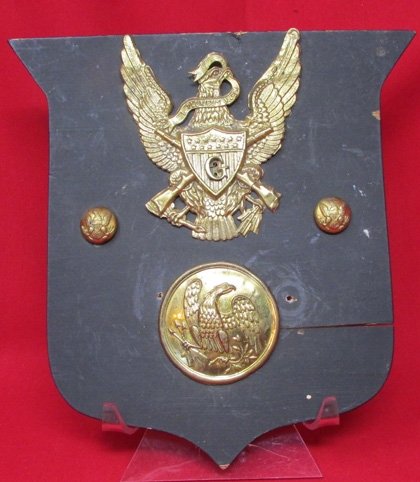  US Bannerman's Display Plaque, Indian War & Civil War — image 2