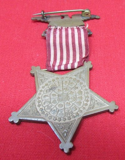  US Post Civil War, GAR Membership Medal, Edge Numbered — image 5