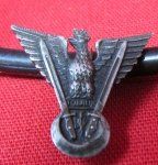 Polish WWII, Independant Carpathian Rifle Brigade Badge, Miniature, Tobruk