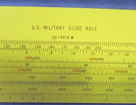  US Cold War, Military Issue, Artillery Slide Rule & Case, Pickett Mfg — image 5